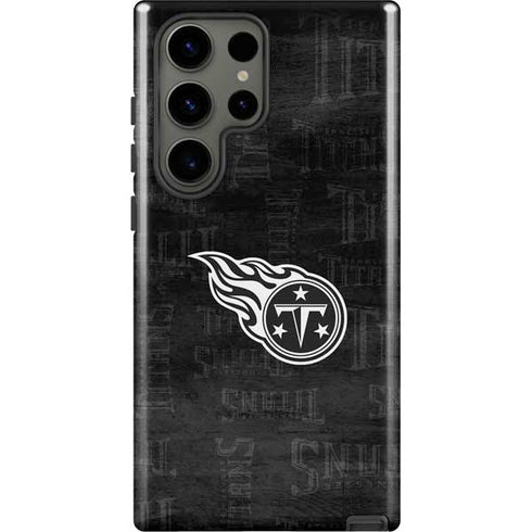 NFL Tennessee Titans Black & White Galaxy S23 Ultra Pro Case