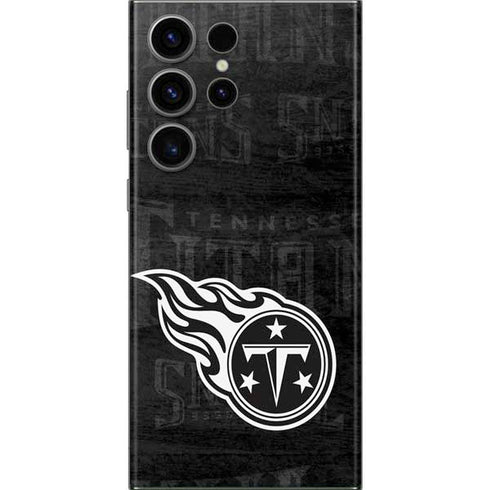NFL Tennessee Titans Black & White Galaxy Skins