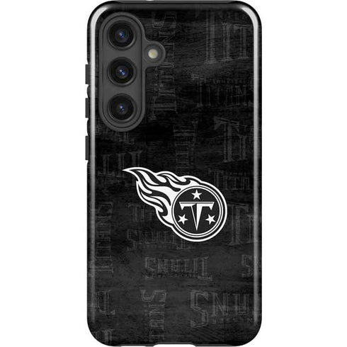 NFL Tennessee Titans Black & White Galaxy S25 Impact Case