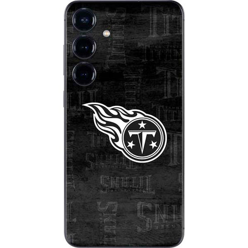 NFL Tennessee Titans Black & White Galaxy S24 Plus Skin