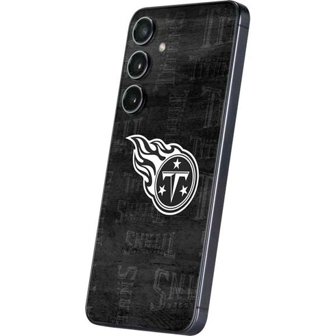 NFL Tennessee Titans Black & White Galaxy S24 Plus Skin
