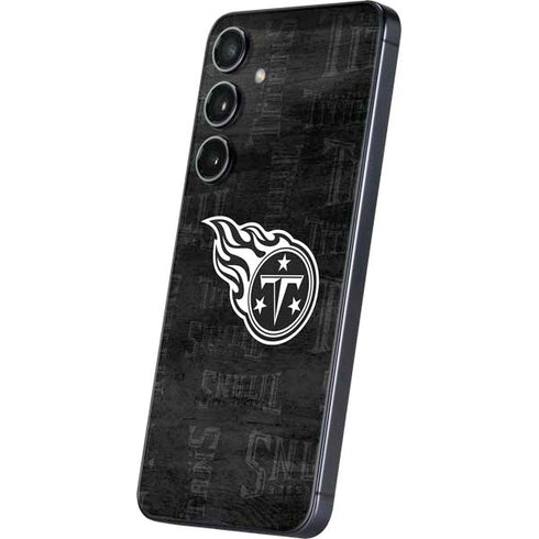 NFL Tennessee Titans Black & White Galaxy S24 Skin