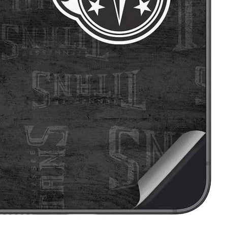 NFL Tennessee Titans Black & White Galaxy S24 Skin