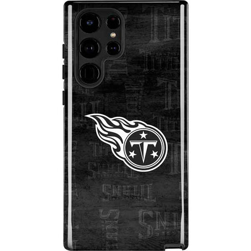 NFL Tennessee Titans Black & White Galaxy S25 Ultra Impact Case