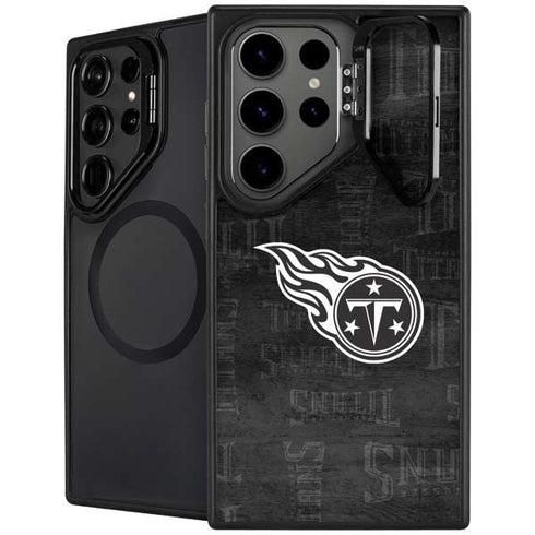 NFL Tennessee Titans Black & White Galaxy S25 Ultra Kickstand Case
