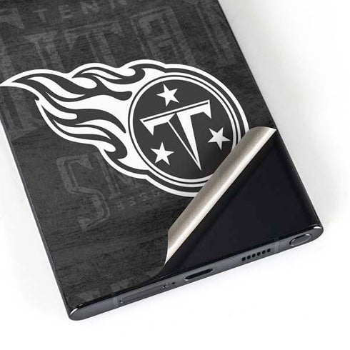 NFL Tennessee Titans Black & White Galaxy S25 Ultra Skin