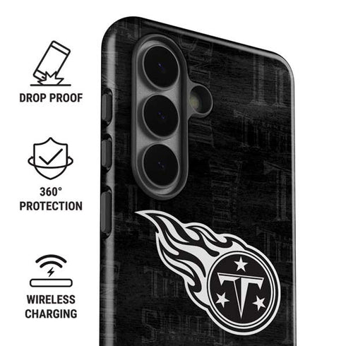 NFL Tennessee Titans Black & White Galaxy S26 Impact Case