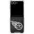 NFL Tennessee Titans Black & White Galaxy Z Flip7 Clear Case