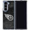 NFL Tennessee Titans Black & White Galaxy Z Fold5 5G Clear Case