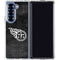 NFL Tennessee Titans Black & White Galaxy Z Fold7 Clear Case