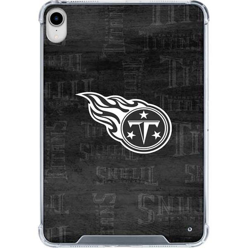 NFL Tennessee Titans Black & White iPad 11th Gen (2025) Clear Case