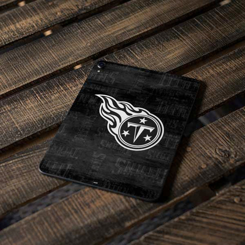 NFL Tennessee Titans Black & White Apple iPad Pro Skin