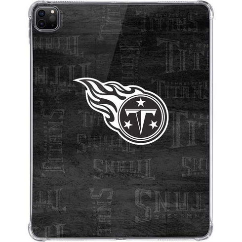 NFL Tennessee Titans Black & White iPad Pro 11in (2024) Clear Case