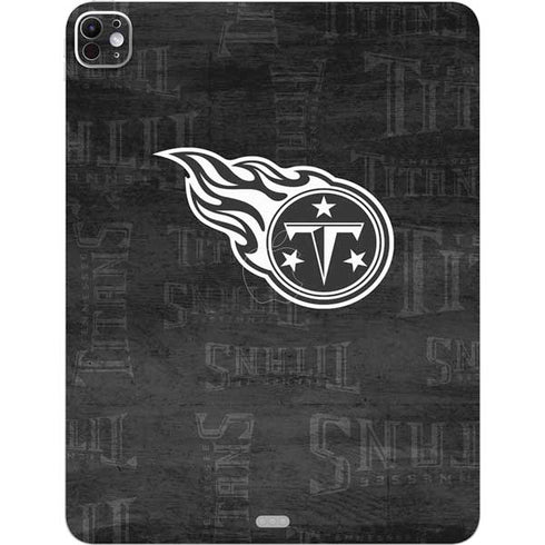 NFL Tennessee Titans Black & White iPad Pro 13in M4 (2024) Skin