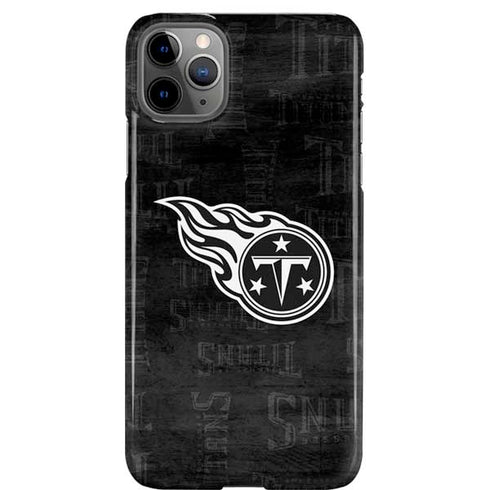NFL Tennessee Titans Black & White iPhone Cases