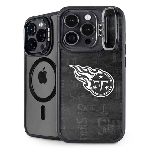 NFL Tennessee Titans Black & White iPhone 14 Pro Kickstand Case