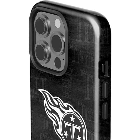 NFL Tennessee Titans Black & White iPhone 15 Pro Impact Case