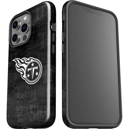 NFL Tennessee Titans Black & White iPhone 15 Pro Impact Case