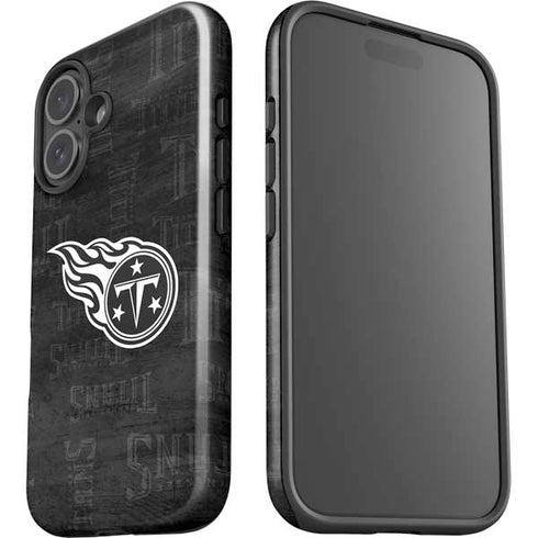 NFL Tennessee Titans Black & White iPhone 16 Plus Impact Case