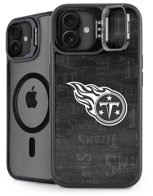 NFL Tennessee Titans Black & White iPhone 16 Plus Kickstand Case