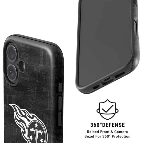 NFL Tennessee Titans Black & White iPhone 16 Plus Magsafe Impact Case