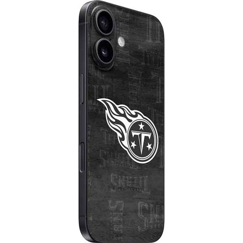 NFL Tennessee Titans Black & White iPhone 16 Plus Skin