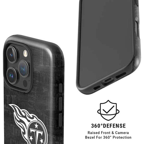 NFL Tennessee Titans Black & White iPhone 16 Pro Magsafe Impact Case