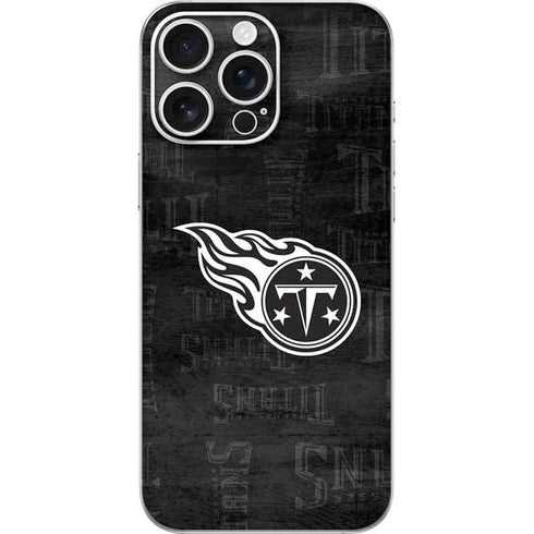NFL Tennessee Titans Black & White iPhone 16 Pro Max Skin
