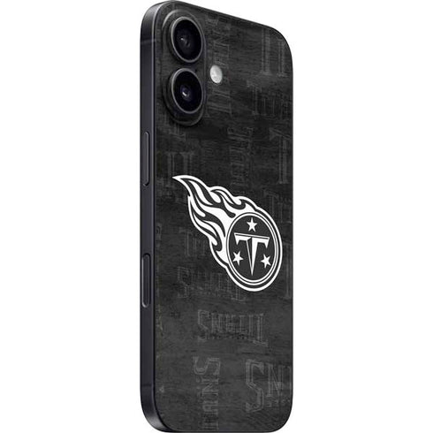 NFL Tennessee Titans Black & White iPhone 16 Skin