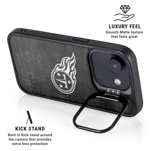NFL Tennessee Titans Black & White iPhone 16e Kickstand Case