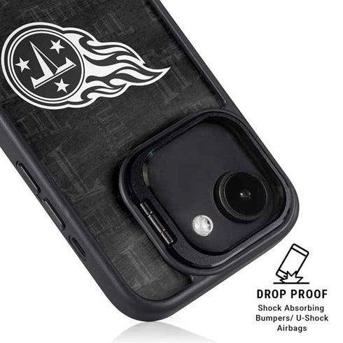NFL Tennessee Titans Black & White iPhone 16e Kickstand Case