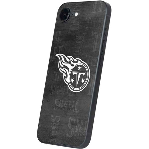 NFL Tennessee Titans Black & White iPhone 16e Skin