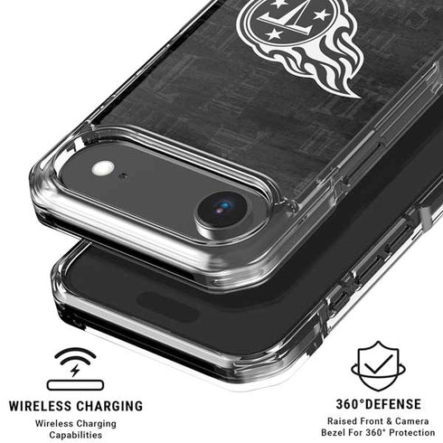 NFL Tennessee Titans Black & White iPhone 17 Air Clear Case
