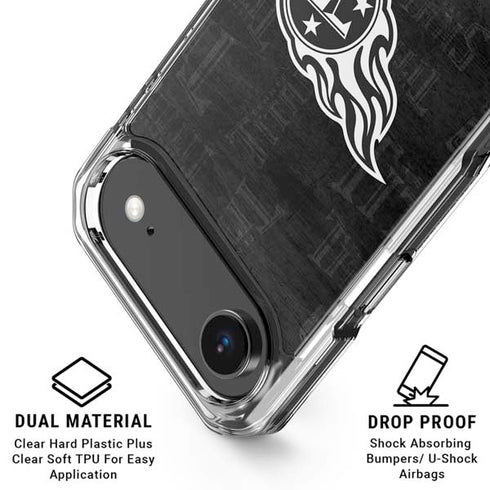 NFL Tennessee Titans Black & White iPhone 17 Air Clear Case