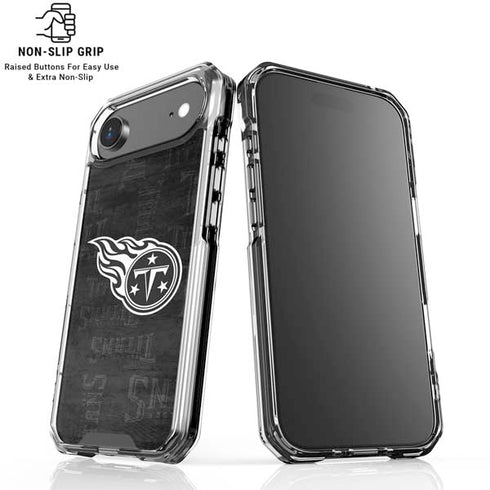 NFL Tennessee Titans Black & White iPhone 17 Air Clear Case