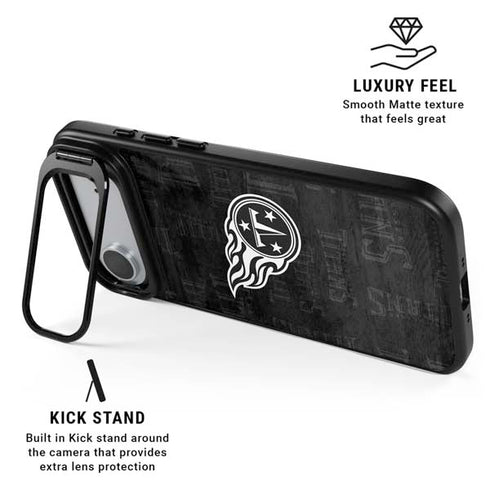 NFL Tennessee Titans Black & White iPhone 17 Air Kickstand Case