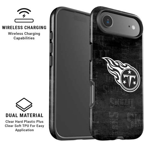 NFL Tennessee Titans Black & White iPhone 17 Air Magsafe Impact Case
