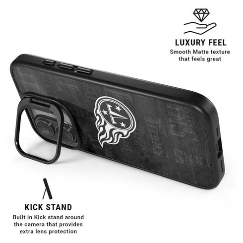 NFL Tennessee Titans Black & White iPhone 17 Kickstand Case