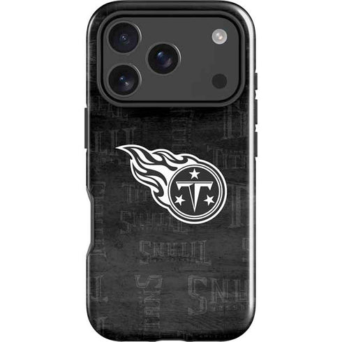 NFL Tennessee Titans Black & White iPhone 17 Pro Impact Case