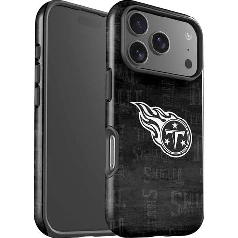NFL Tennessee Titans Black & White iPhone 17 Pro Impact Case