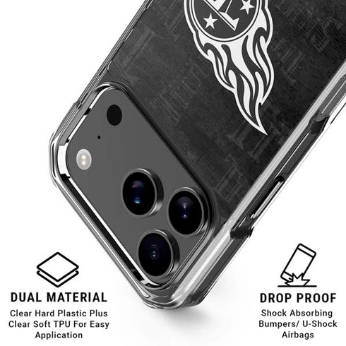 NFL Tennessee Titans Black & White iPhone 17 Pro MagSafe Case