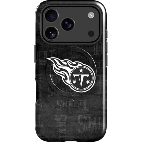 NFL Tennessee Titans Black & White iPhone 17 Pro Magsafe Impact Case