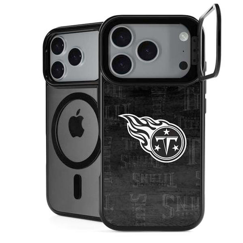 NFL Tennessee Titans Black & White iPhone 17 Pro Max Kickstand Case