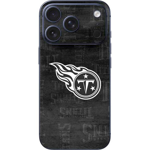 NFL Tennessee Titans Black & White iPhone 17 Pro Max Skin