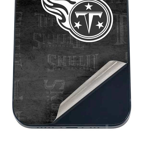 NFL Tennessee Titans Black & White iPhone 17 Pro Skin