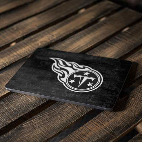 NFL Tennessee Titans Black & White Apple MacBook Air Skin