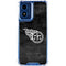 NFL Tennessee Titans Black & White Moto G 5G (2024) Clear Case