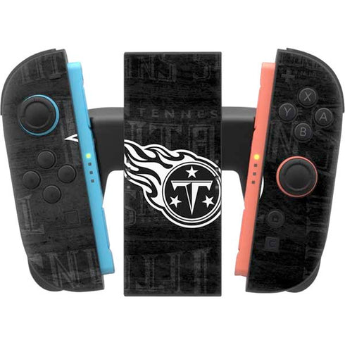 NFL Tennessee Titans Black & White Nintendo Switch 2 (2025) Joy-Con Controller Skin