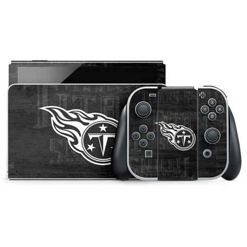 NFL Tennessee Titans Black & White Nintendo Skins