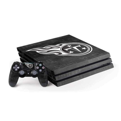 NFL Tennessee Titans Black & White PlayStation PS4 Skins